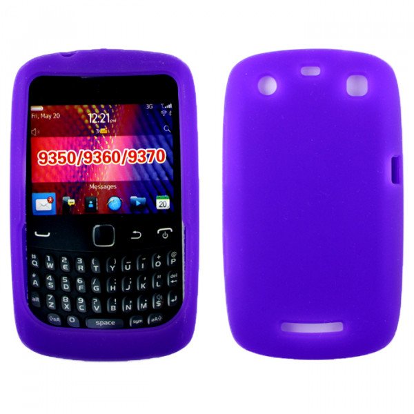 Wholesale Blackberry Curve 9350 9360 Silicone Soft Case (Purple)